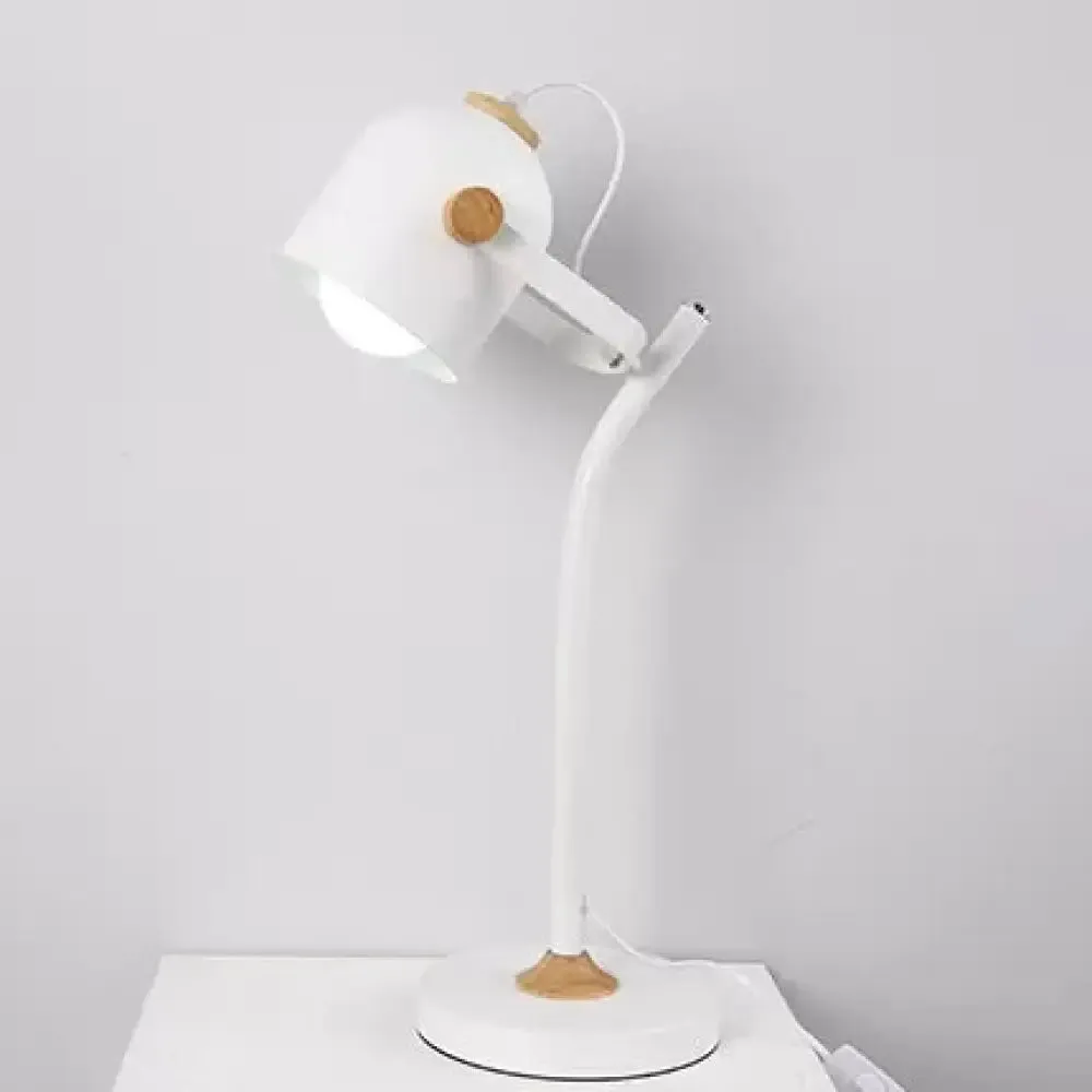 Macaron Desk Light: Stylish and Rotatable, Metal Reading Light for Study Room
