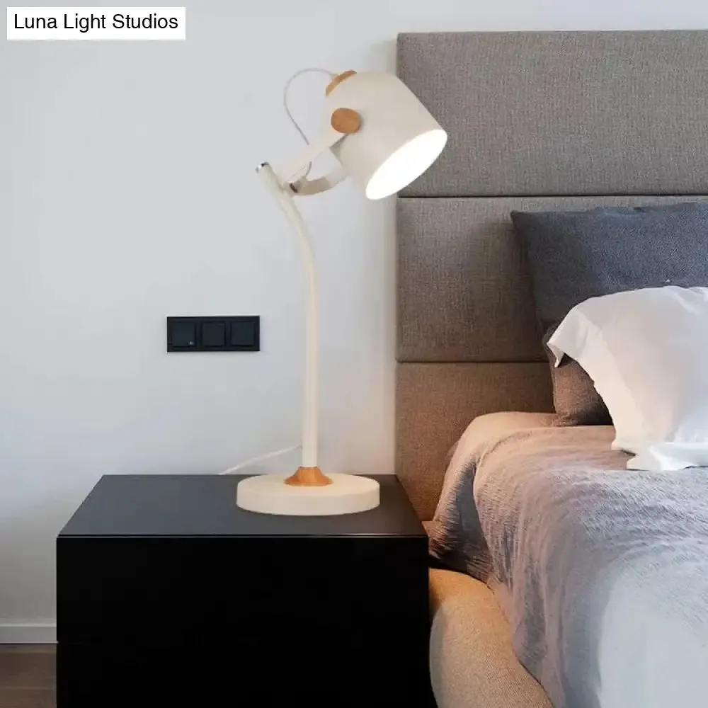 Macaron Desk Light: Stylish and Rotatable, Metal Reading Light for Study Room