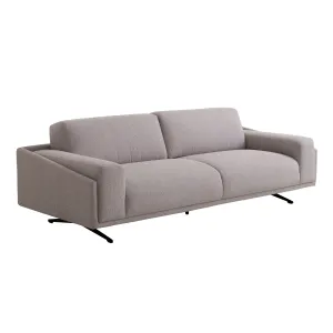 Marat 3 Seater Fabric Sofa - Dusty Grey