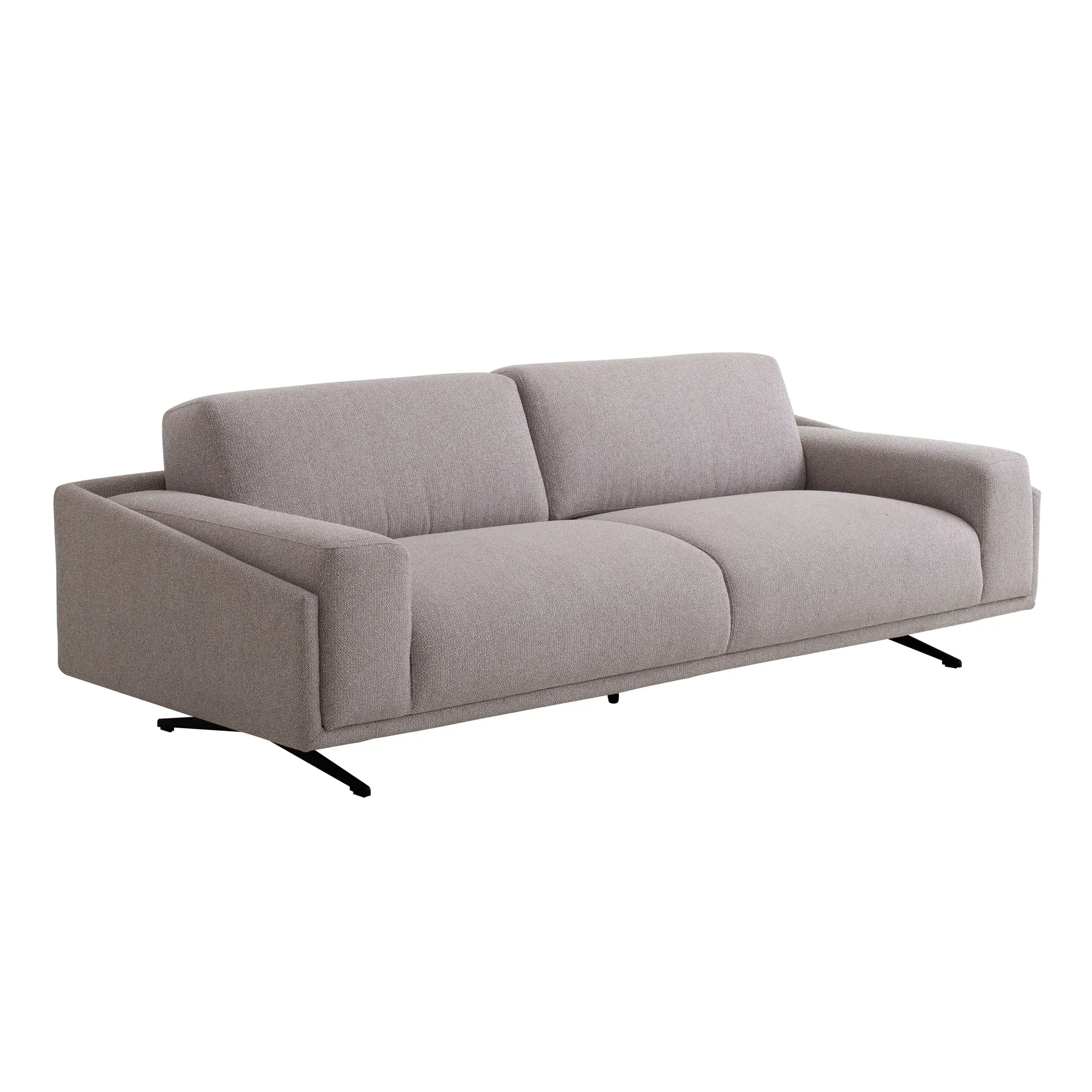 Marat 3 Seater Fabric Sofa - Dusty Grey