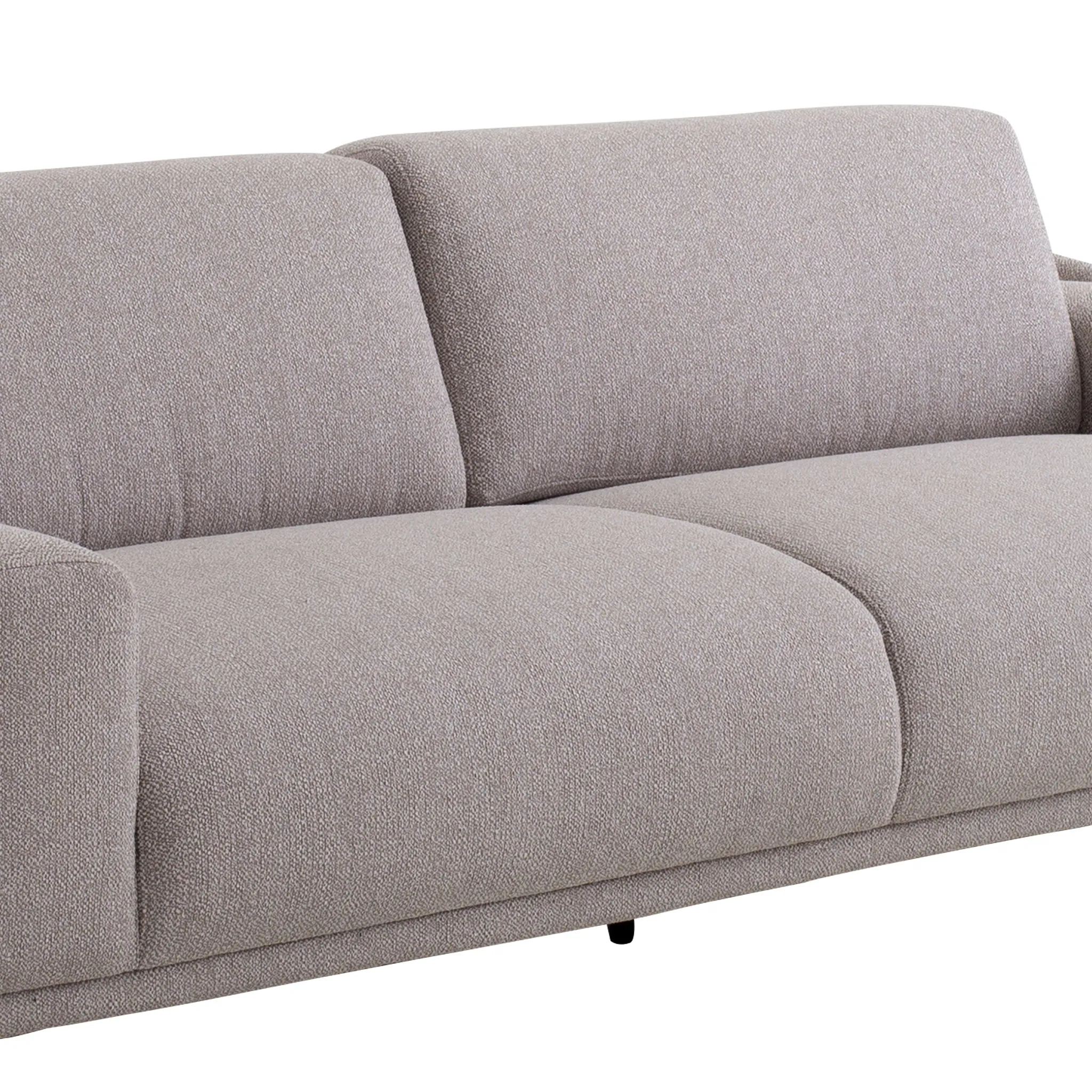 Marat 3 Seater Fabric Sofa - Dusty Grey