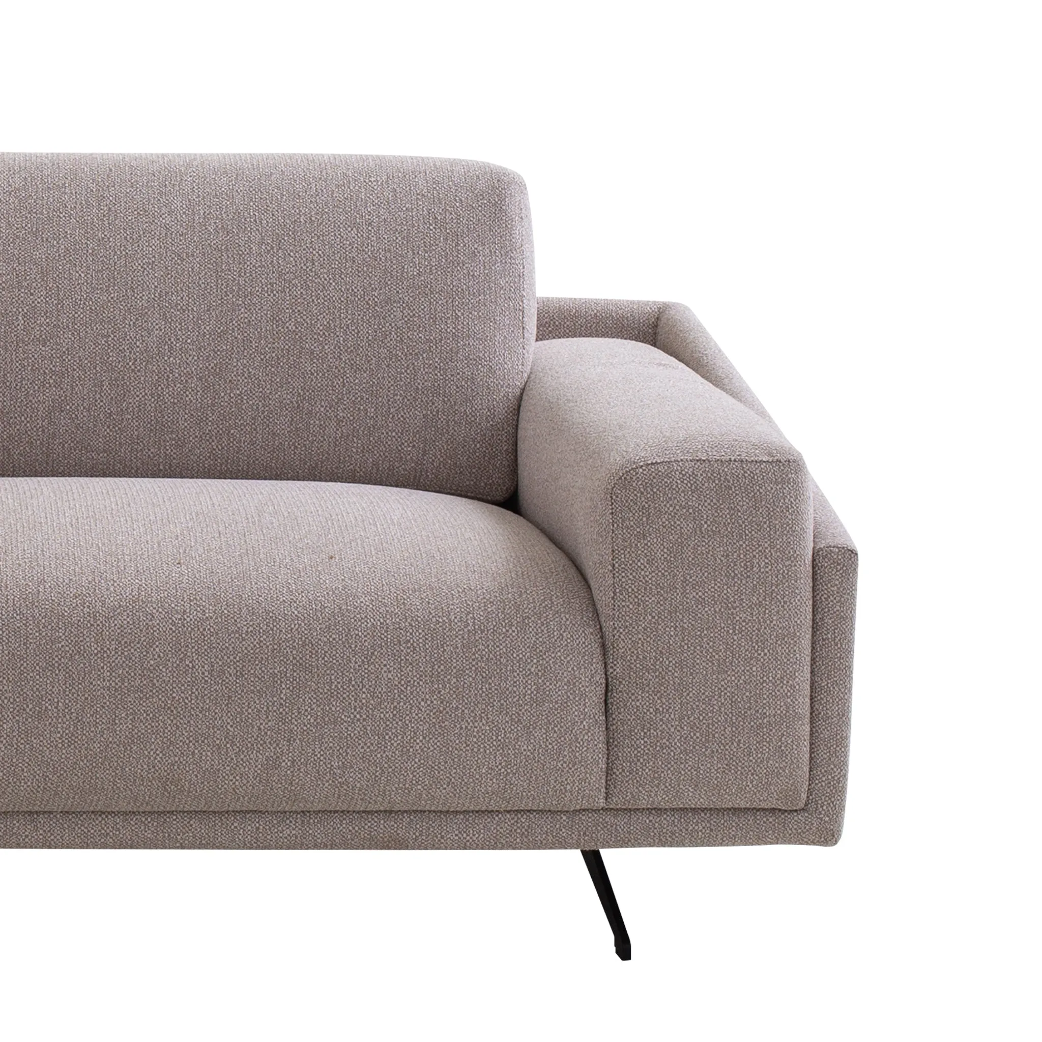 Marat 3 Seater Fabric Sofa - Dusty Grey