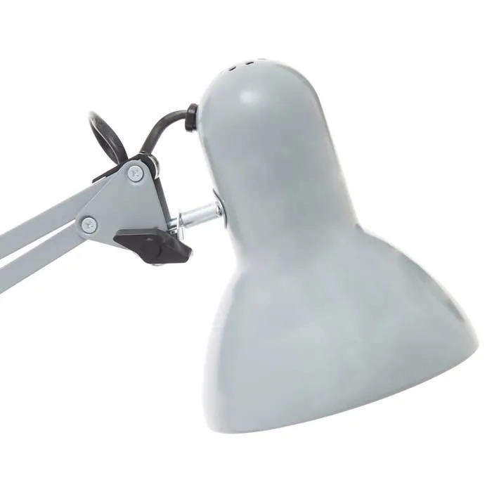 Matte Grey Metal Studio Design Adjustable Desk Table Lamp