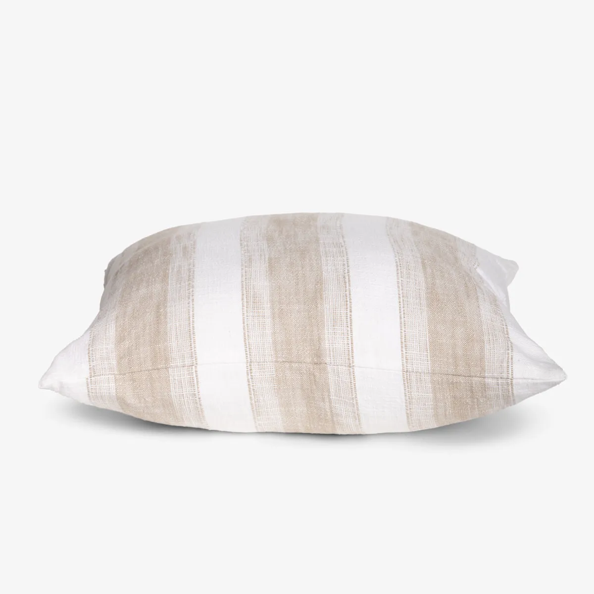 Mica Broad Stripe Cushion Cover (Beige)