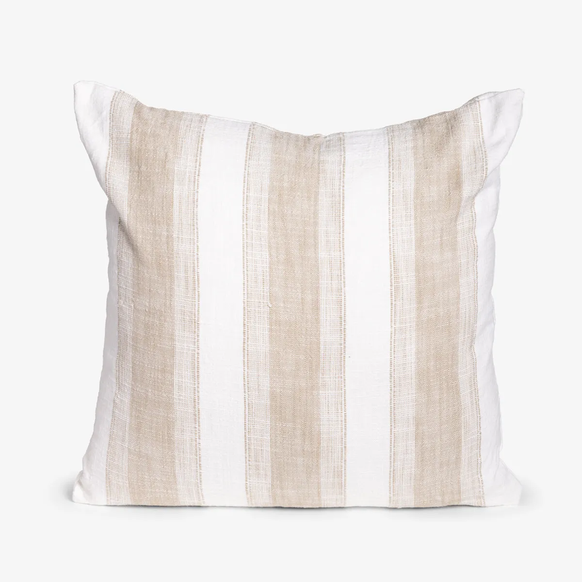 Mica Broad Stripe Cushion Cover (Beige)