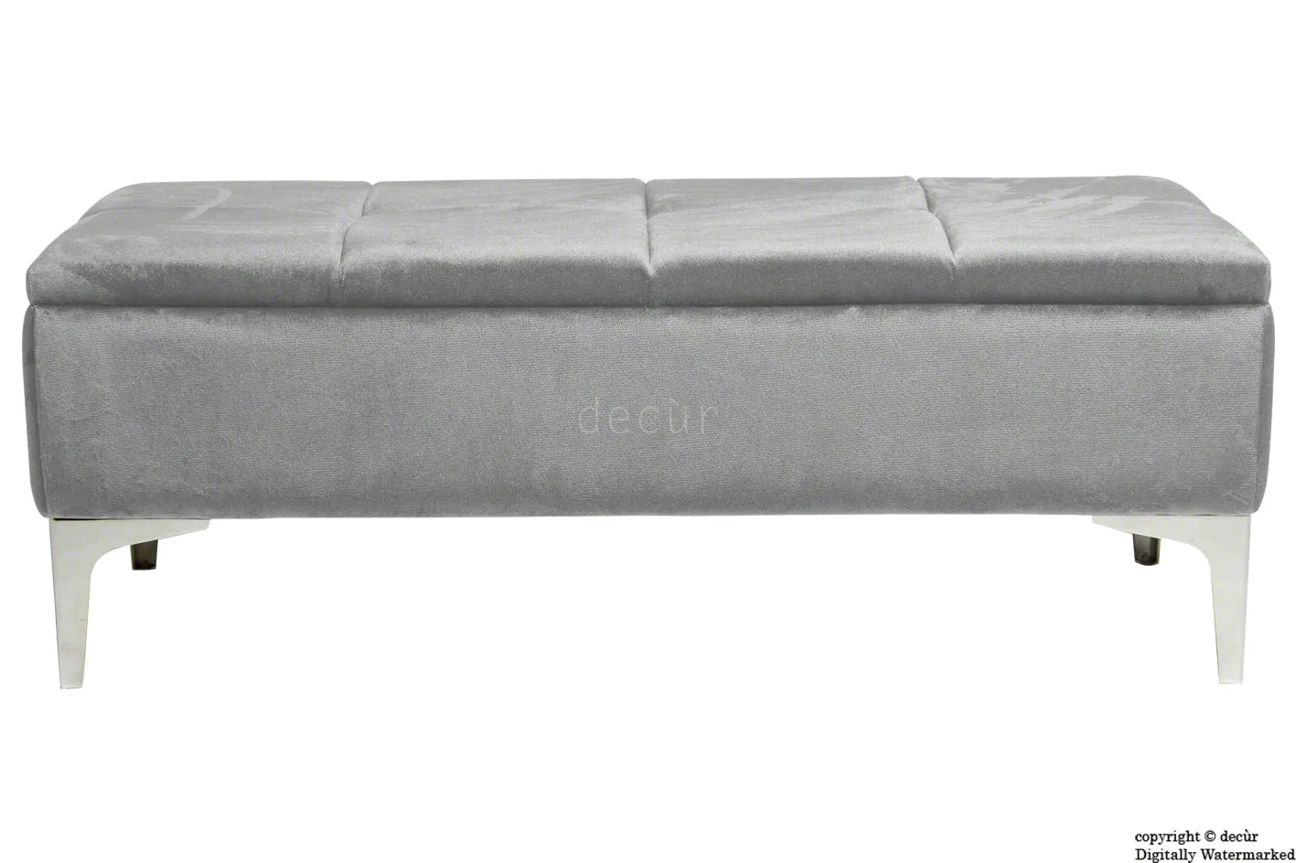 Mila Modern Buttoned Footstool - All Fabrics & Colours