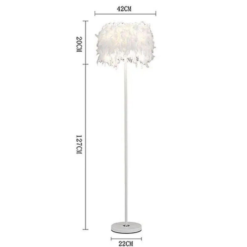 Modern Reading Floor Lamp with E27 LED Bulb