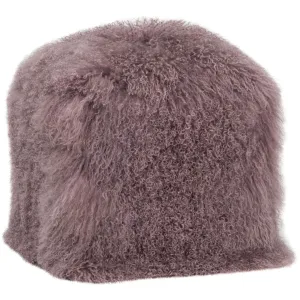 Mongolian Cube Pouf, Iris