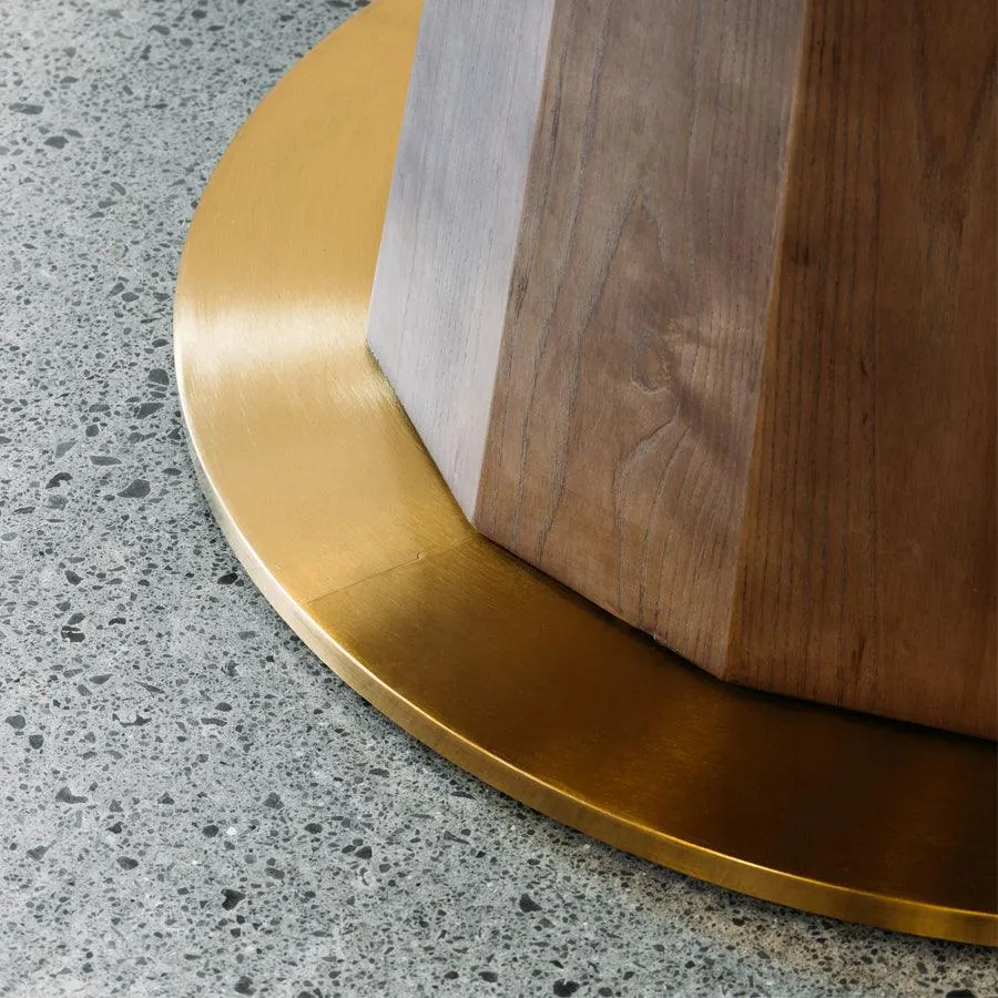 Moriyama Round Dining Table - Walnut