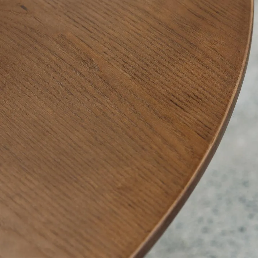Moriyama Round Dining Table - Walnut