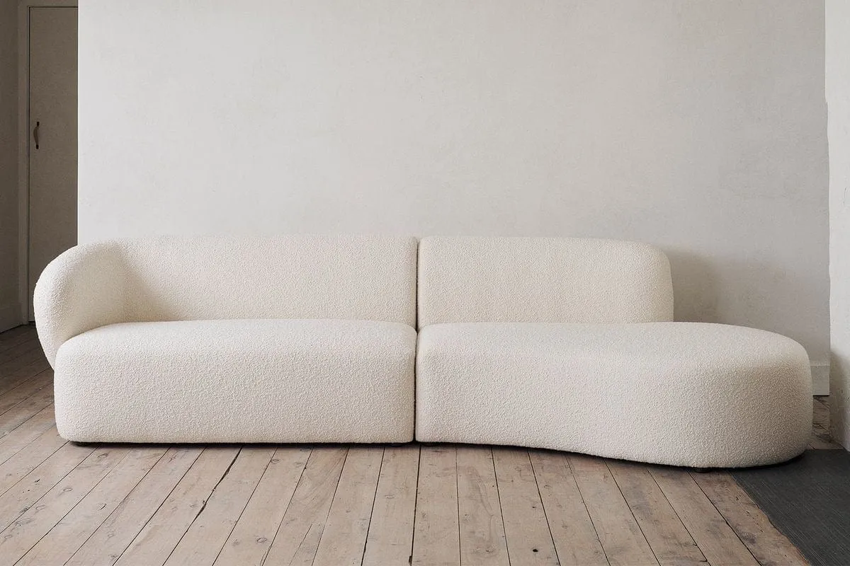 Natalia Performance Boucle Curve Sofa