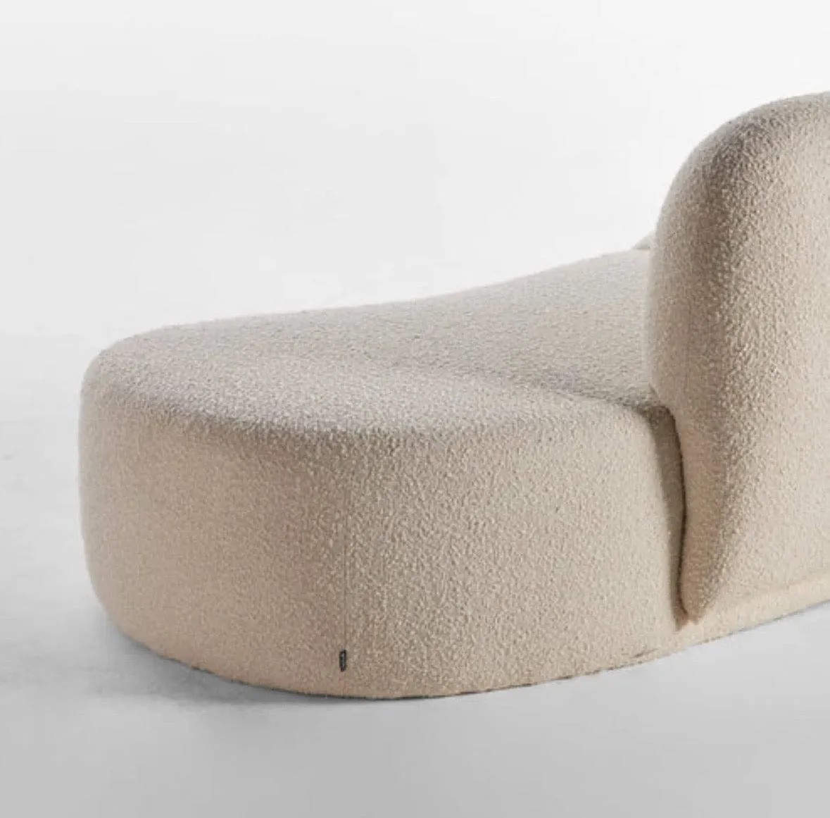 Natalia Performance Boucle Curve Sofa