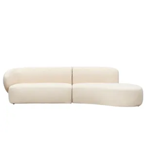 Natalia Performance Boucle Curve Sofa