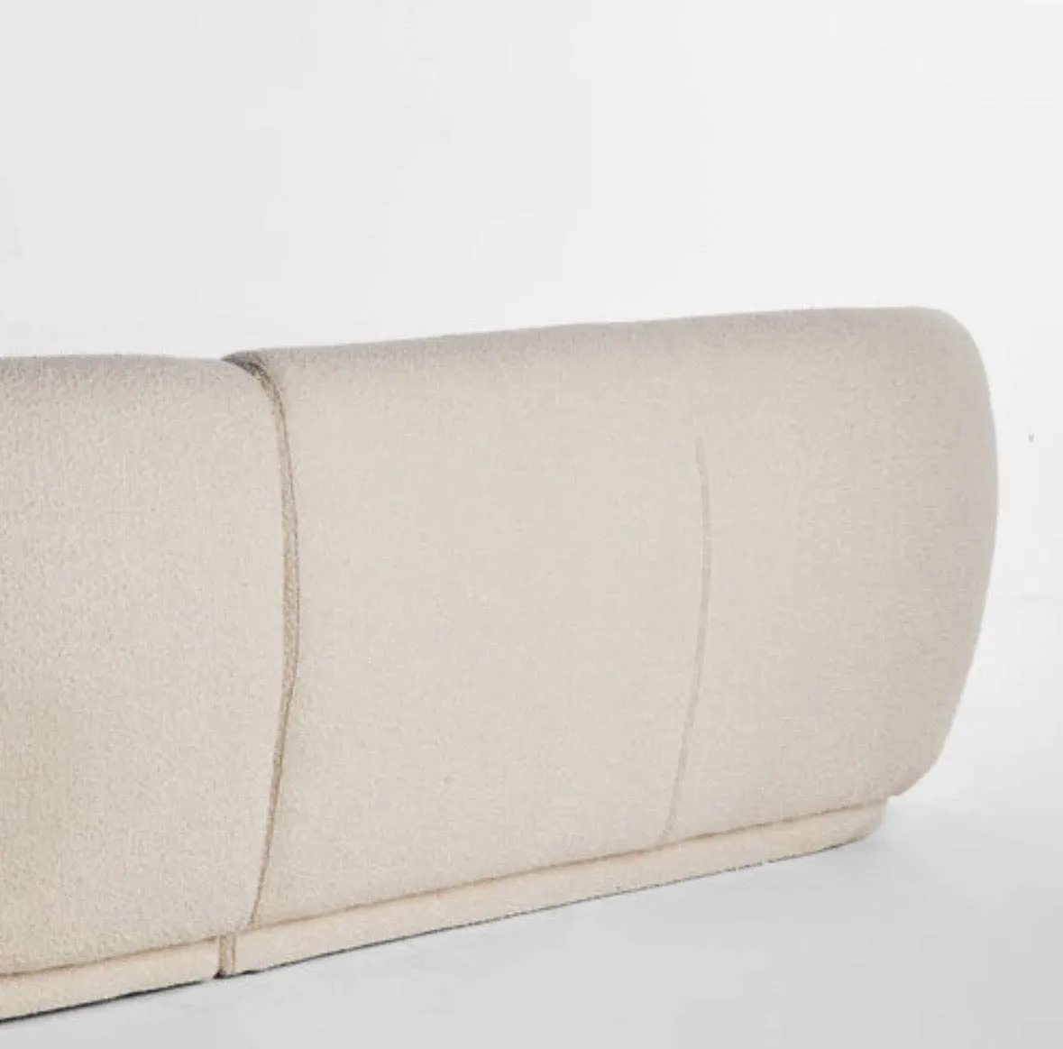Natalia Performance Boucle Curve Sofa