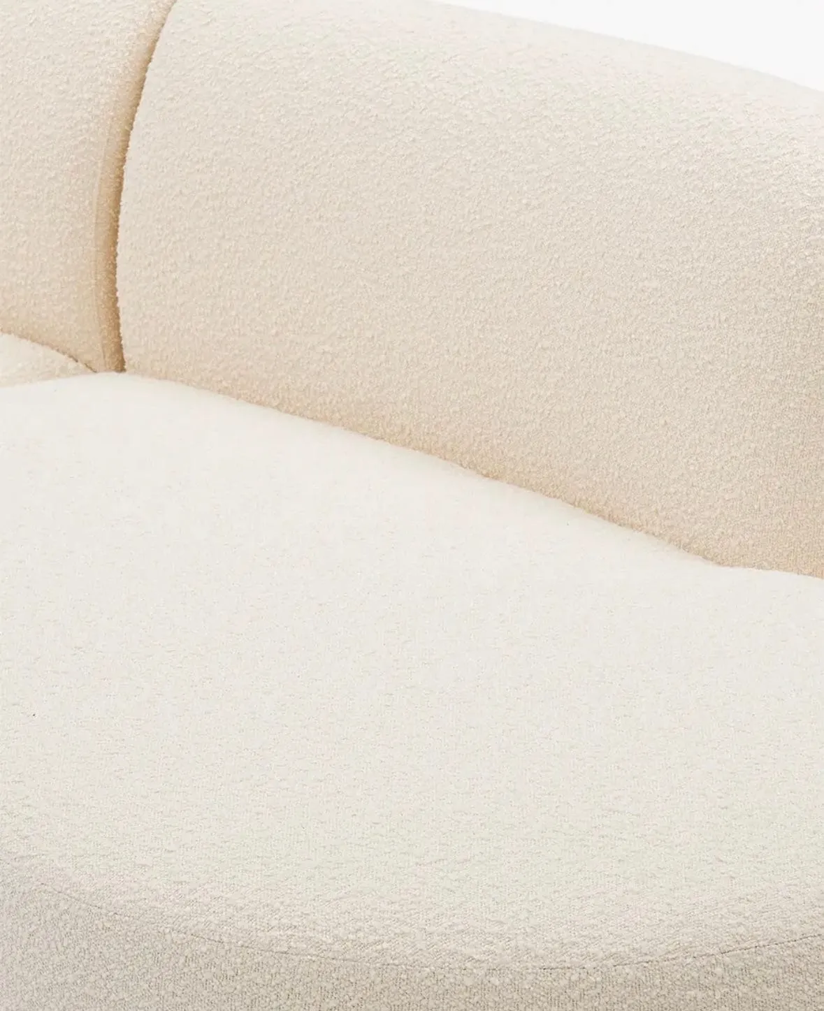 Natalia Performance Boucle Curve Sofa