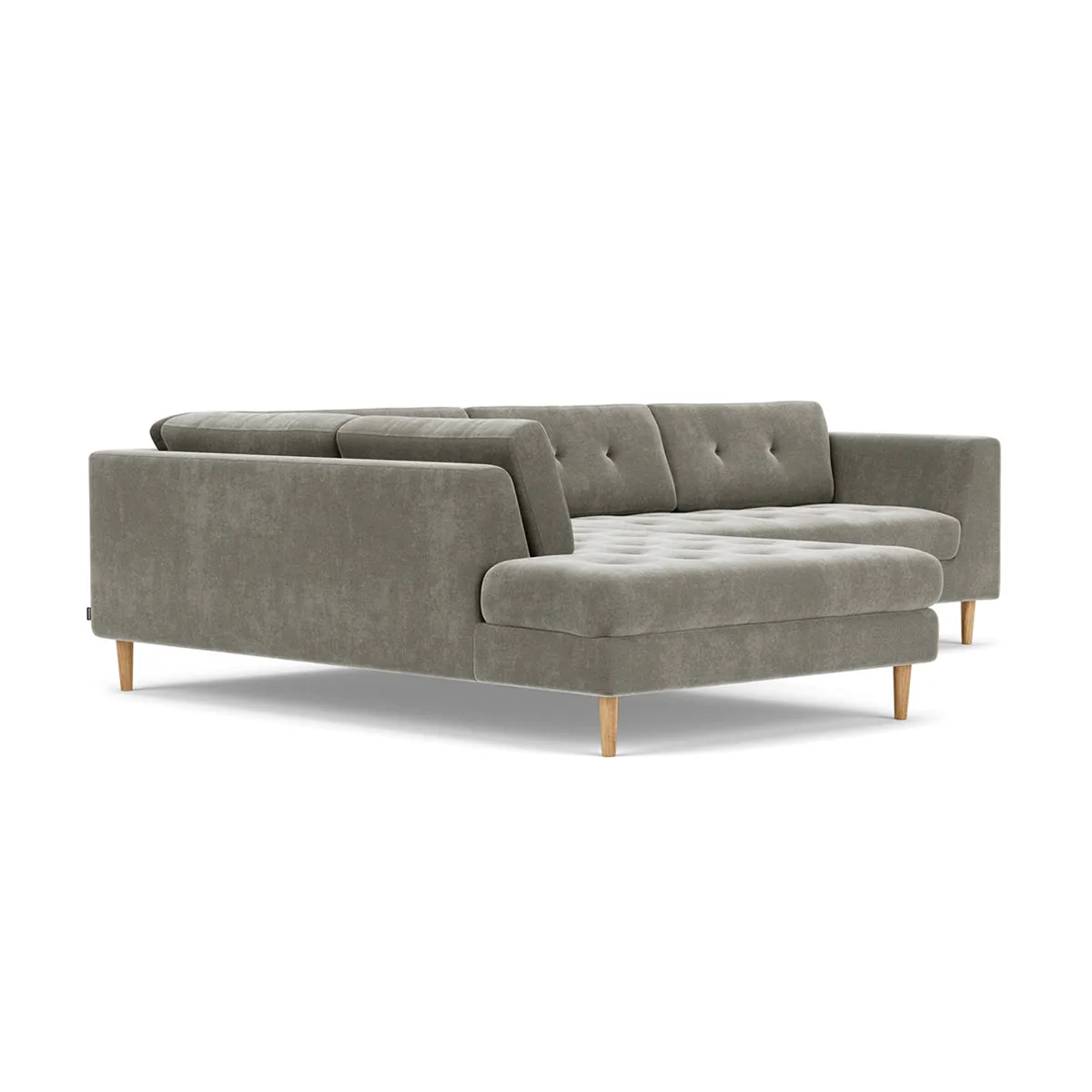 Nelson Fabric Left Corner Sofa