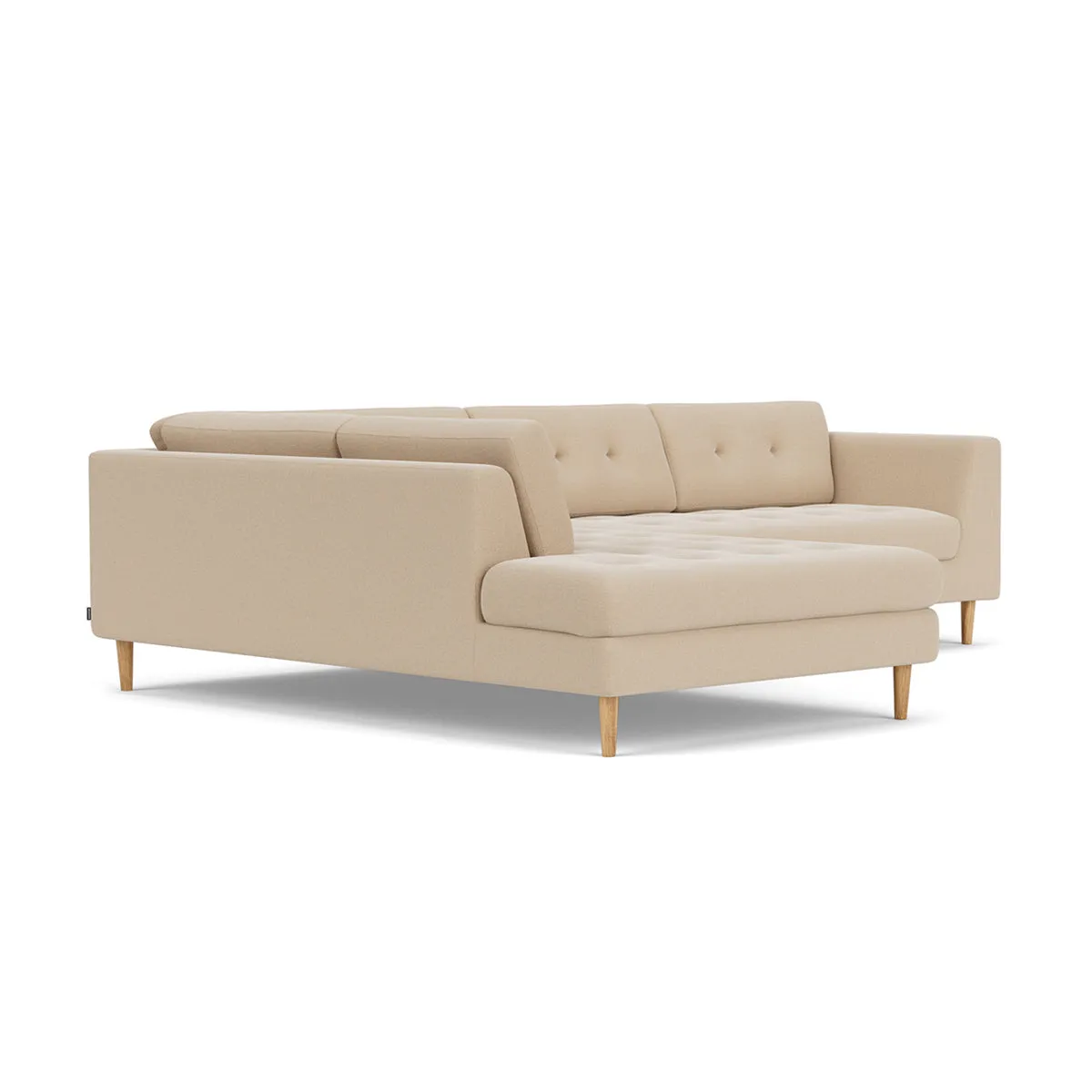 Nelson Fabric Left Corner Sofa