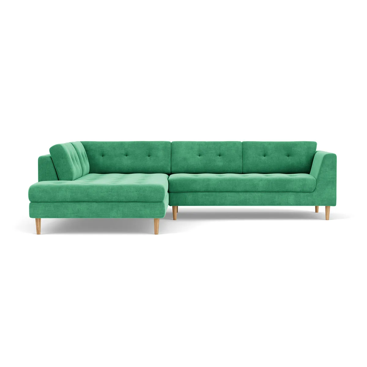 Nelson Fabric Left Corner Sofa