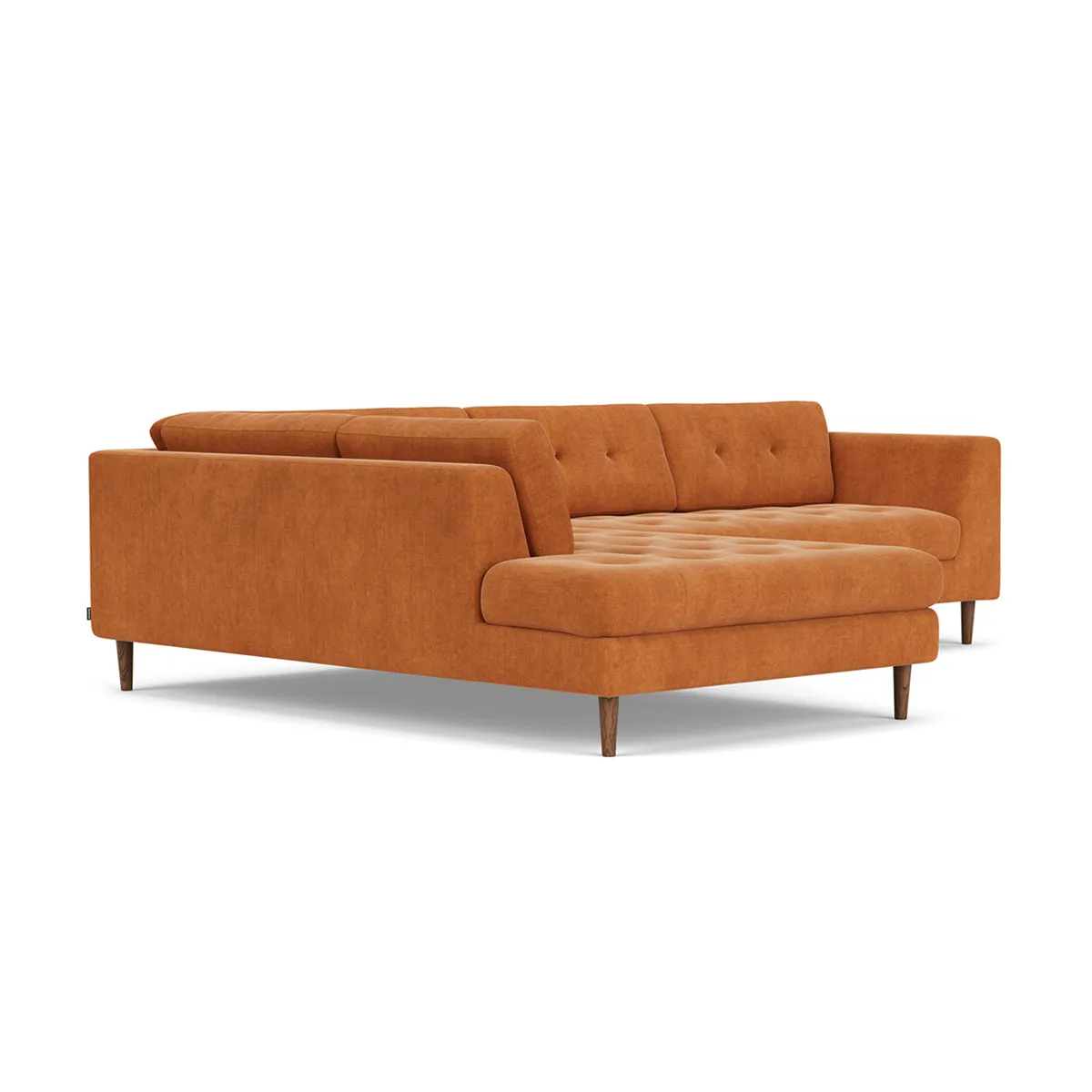 Nelson Fabric Left Corner Sofa