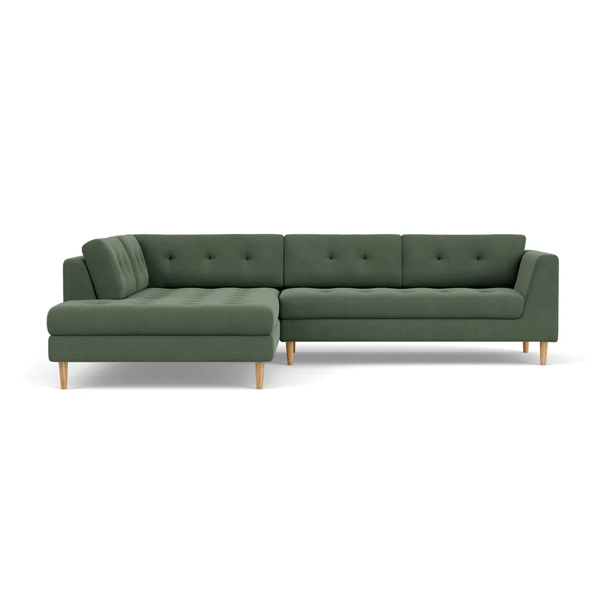 Nelson Fabric Left Corner Sofa