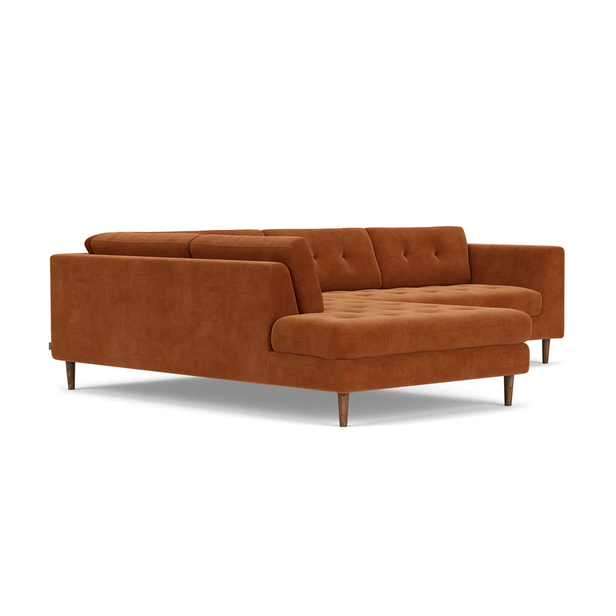 Nelson Fabric Left Corner Sofa