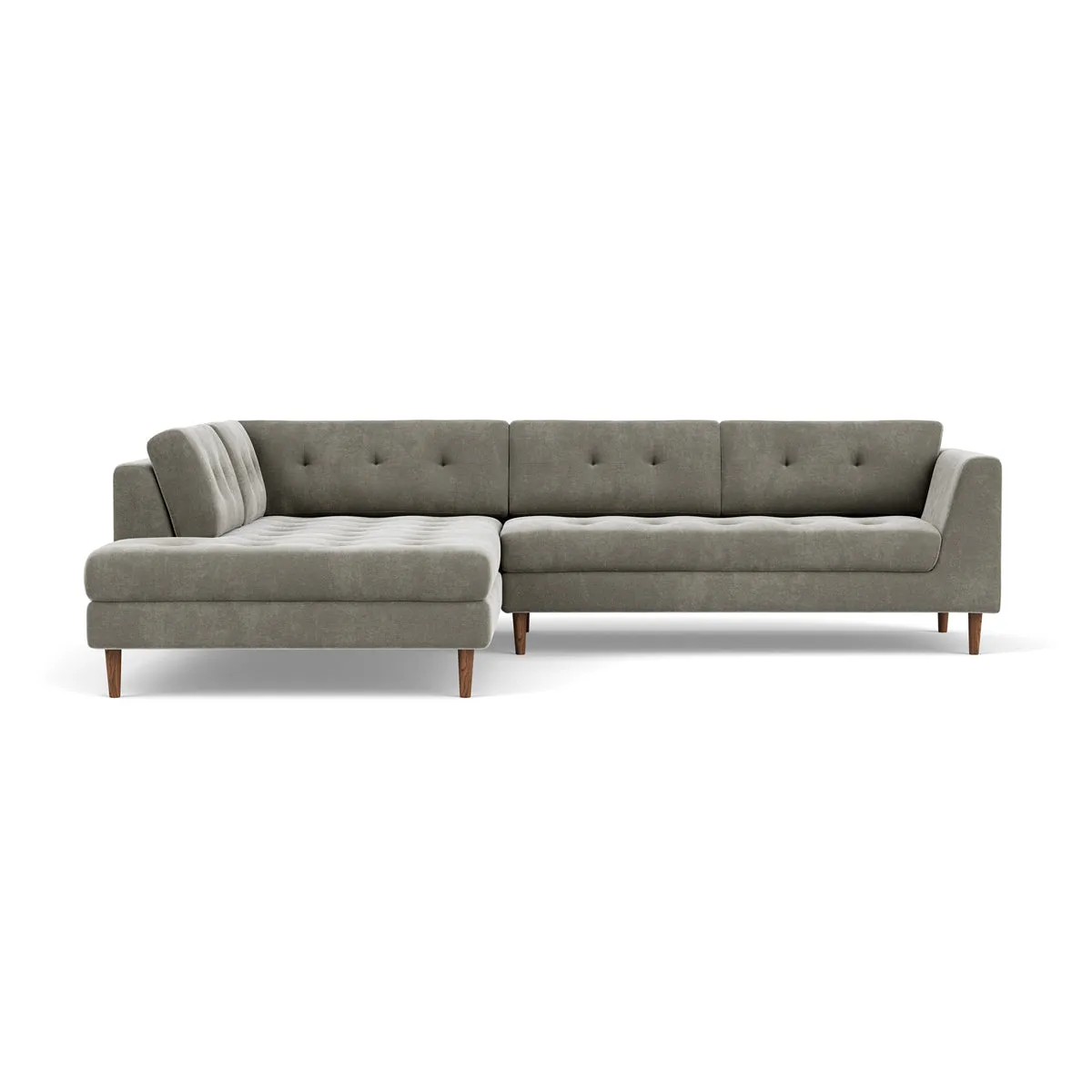 Nelson Fabric Left Corner Sofa