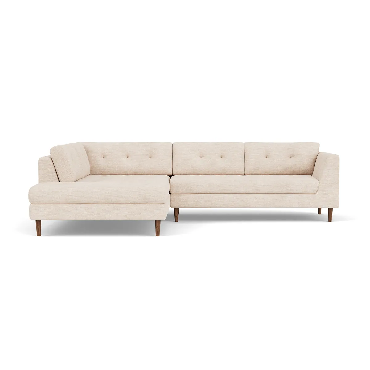 Nelson Fabric Left Corner Sofa