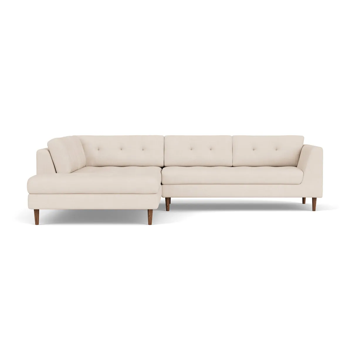Nelson Fabric Left Corner Sofa