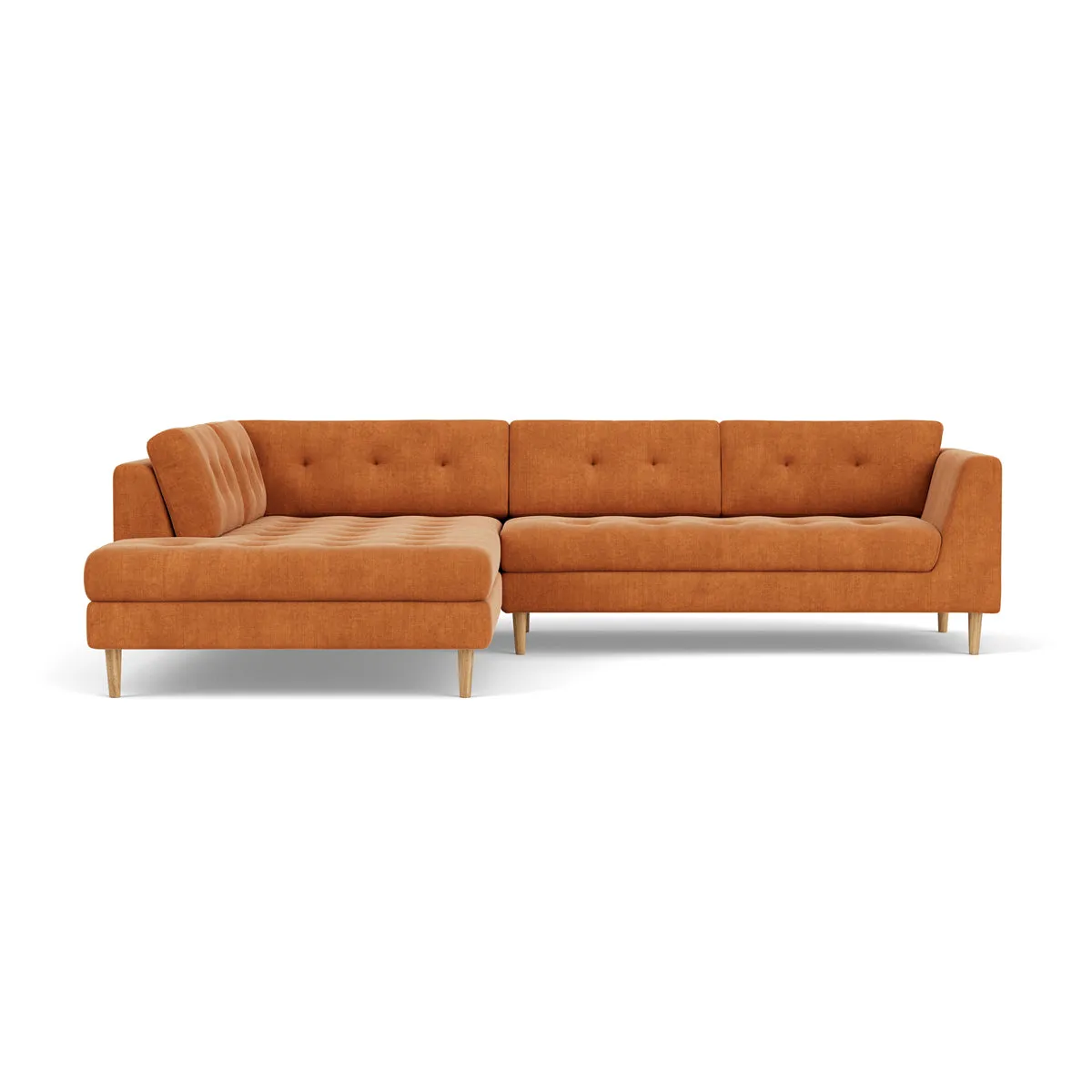 Nelson Fabric Left Corner Sofa