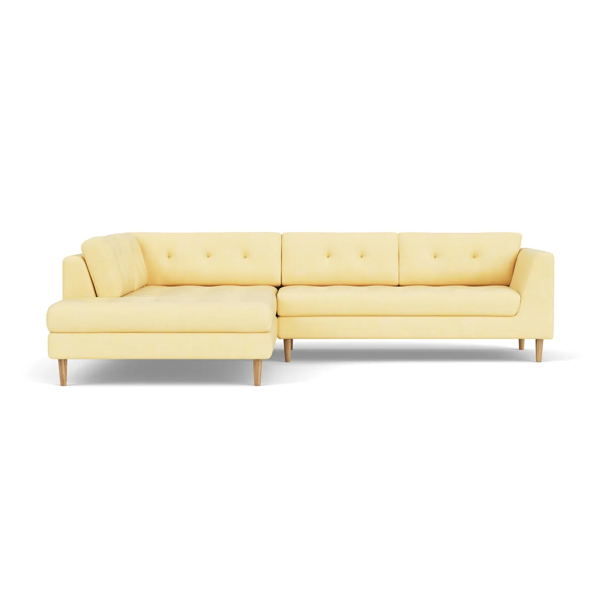 Nelson Fabric Left Corner Sofa