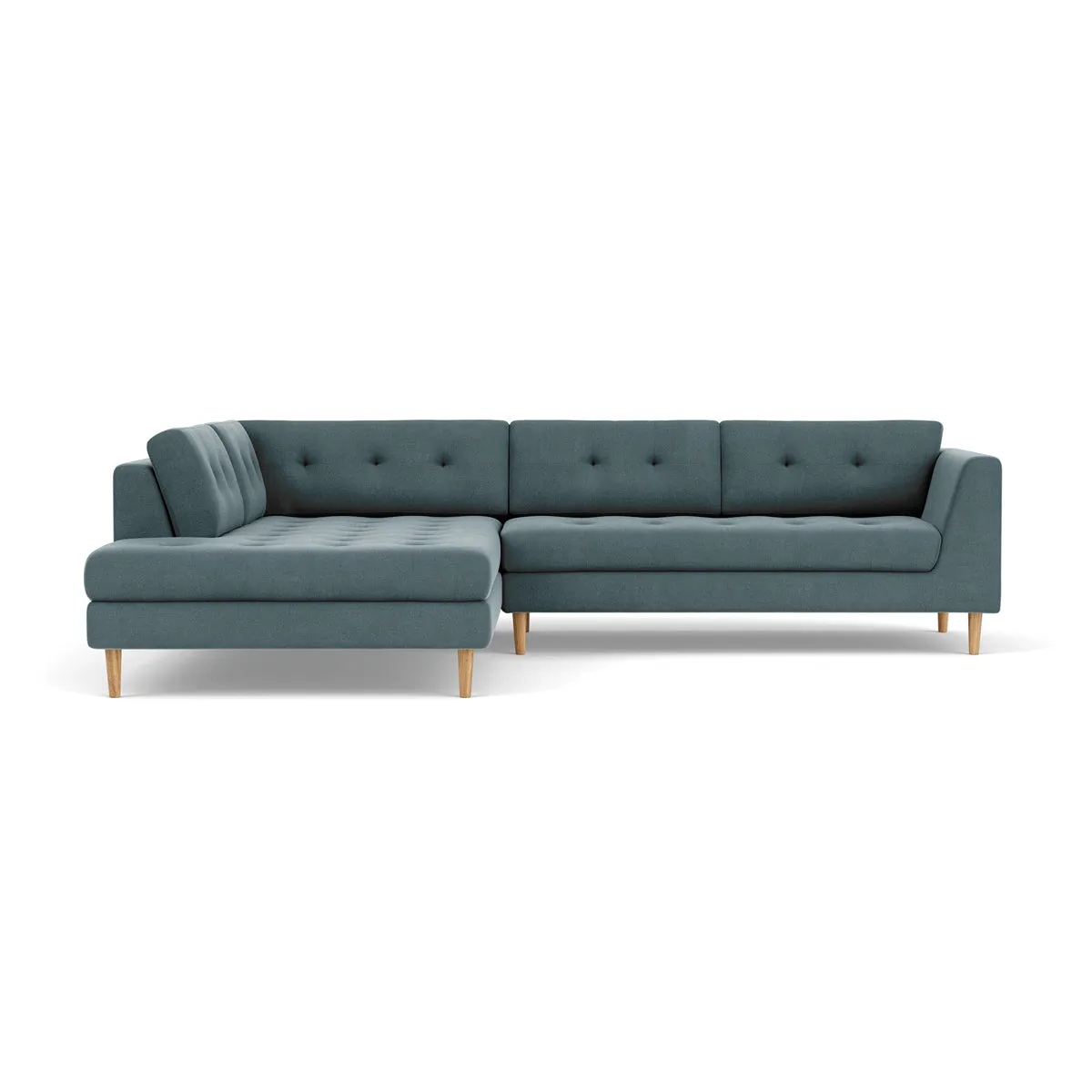 Nelson Fabric Left Corner Sofa