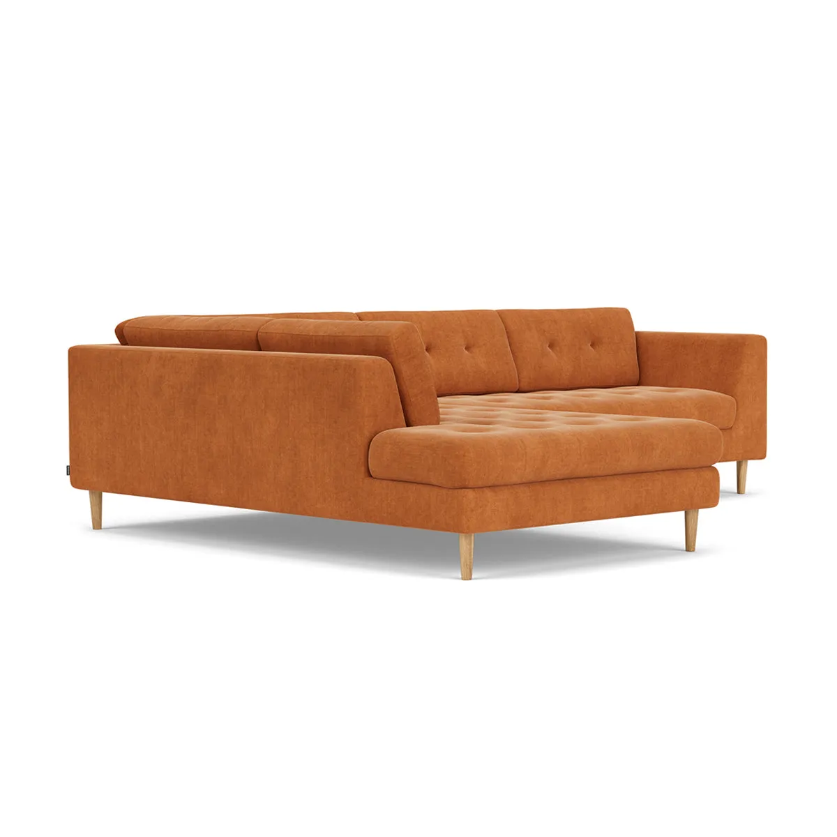 Nelson Fabric Left Corner Sofa