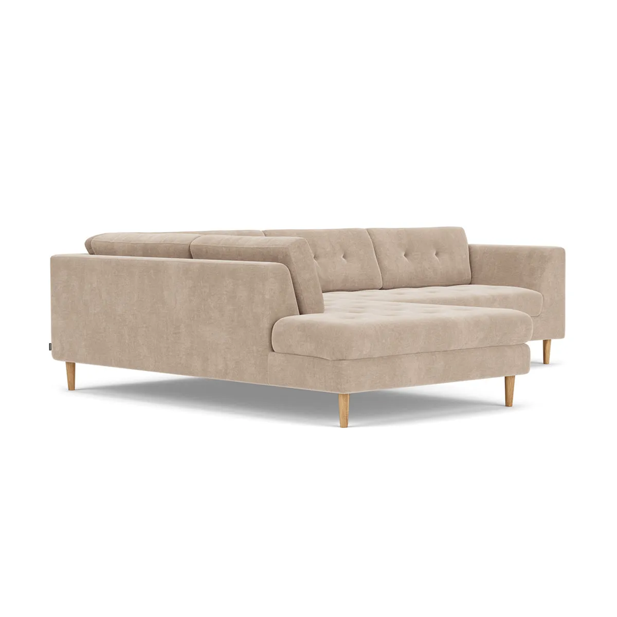 Nelson Fabric Left Corner Sofa