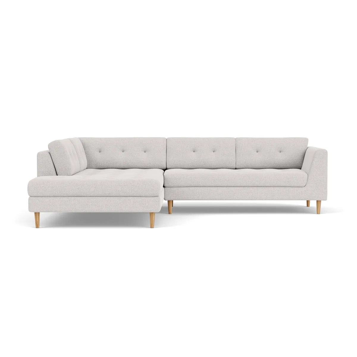Nelson Fabric Left Corner Sofa