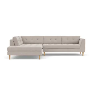 Nelson Fabric Left Corner Sofa