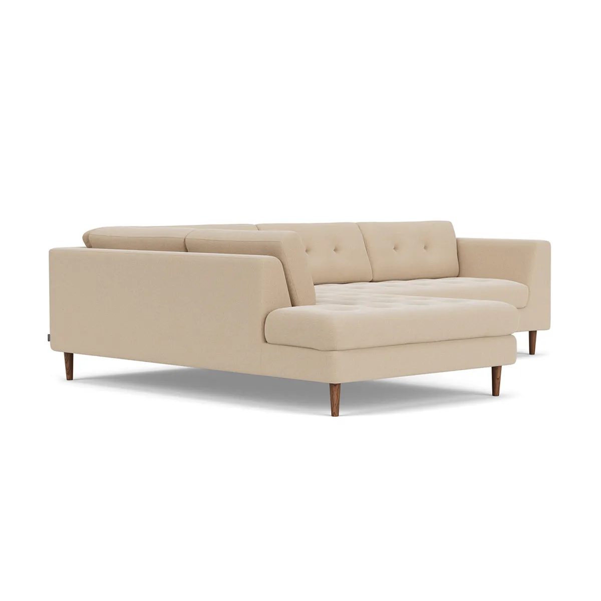 Nelson Fabric Left Corner Sofa