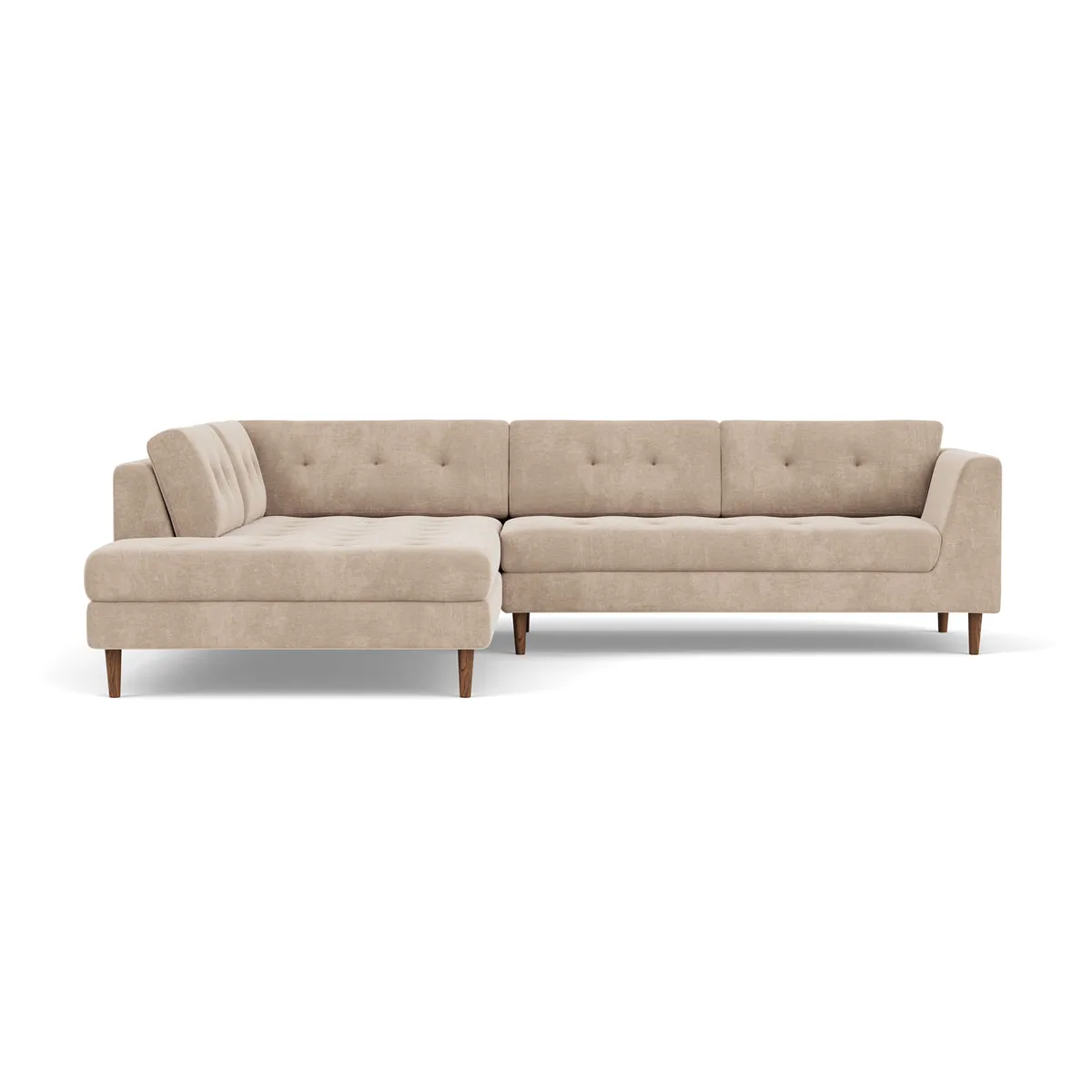 Nelson Fabric Left Corner Sofa