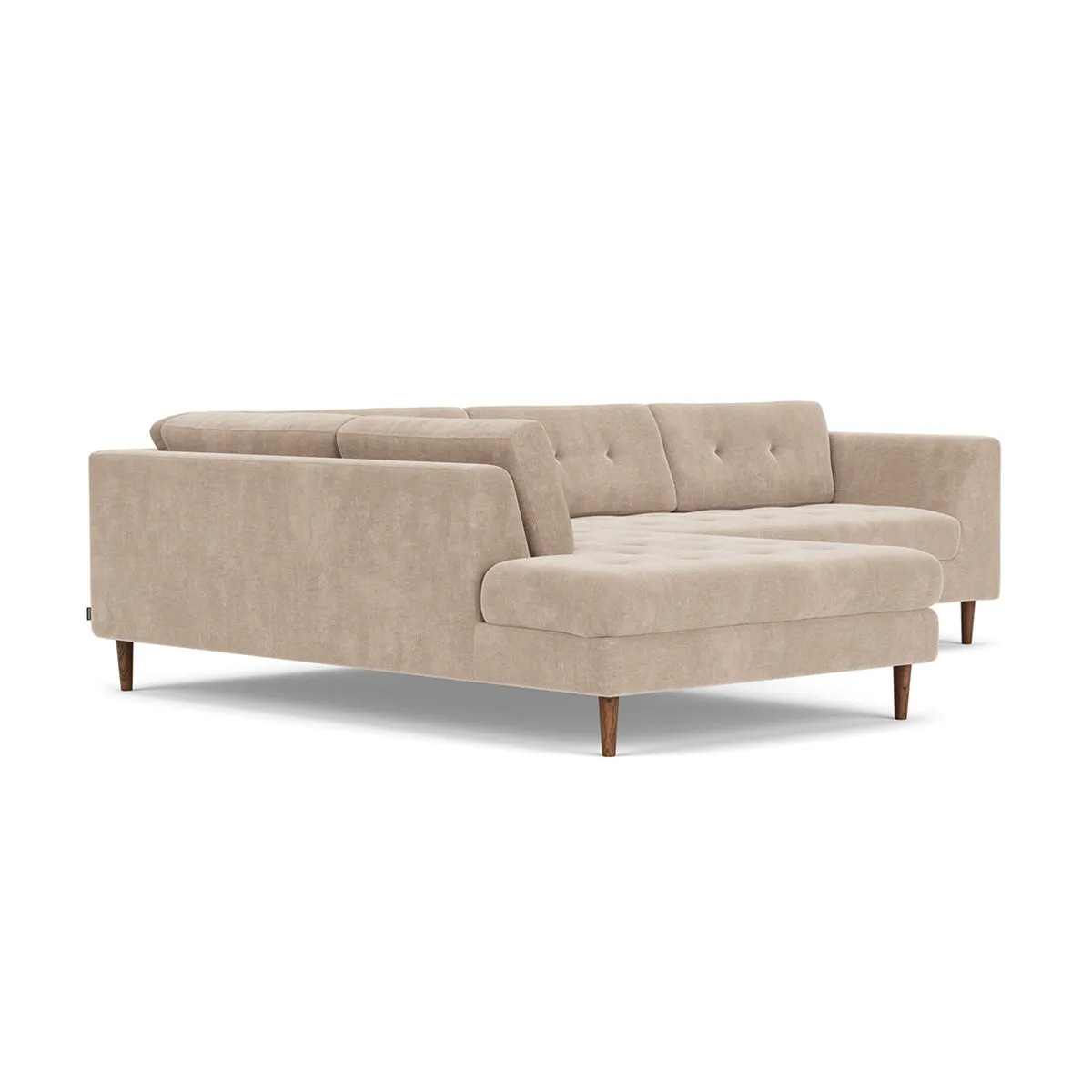 Nelson Fabric Left Corner Sofa