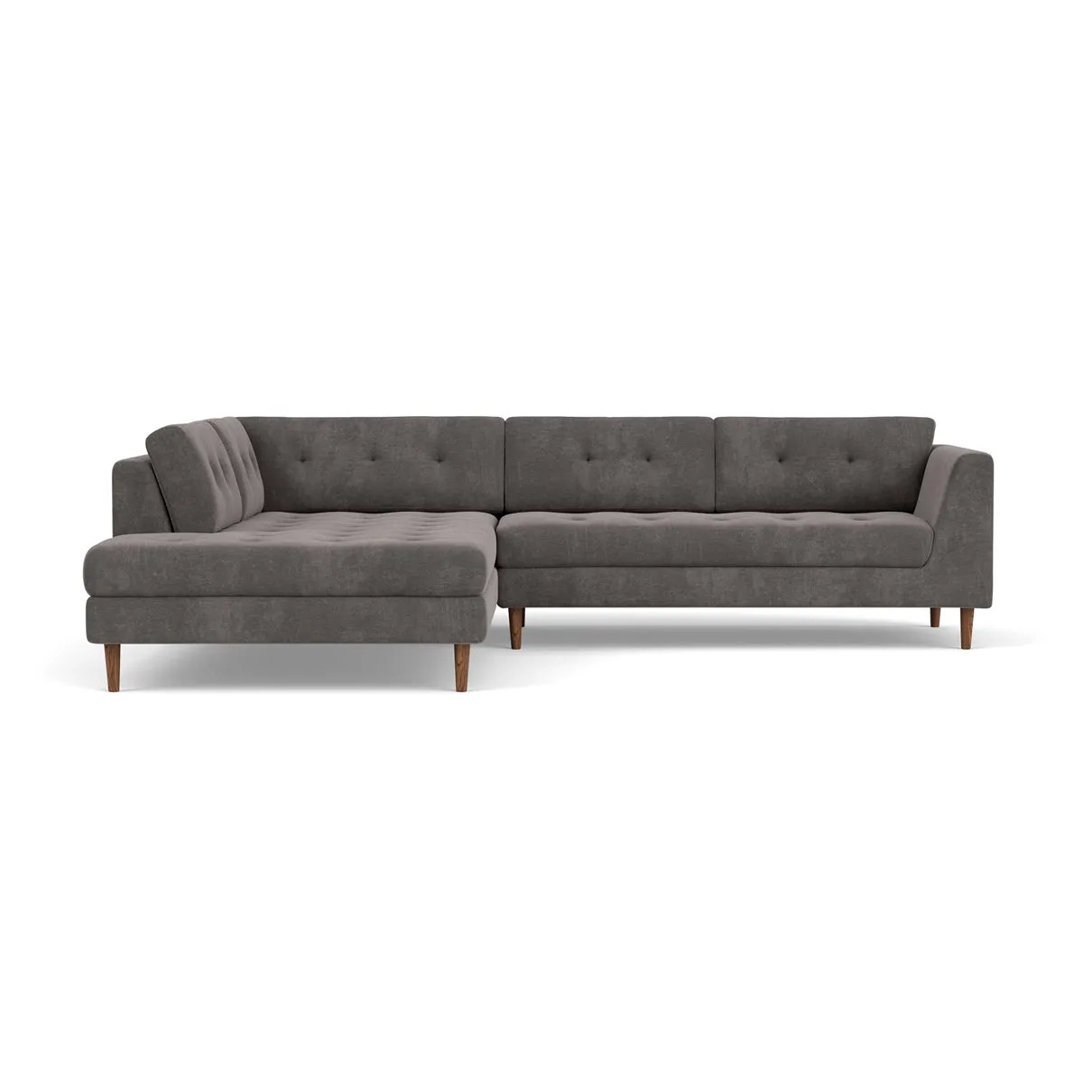 Nelson Fabric Left Corner Sofa