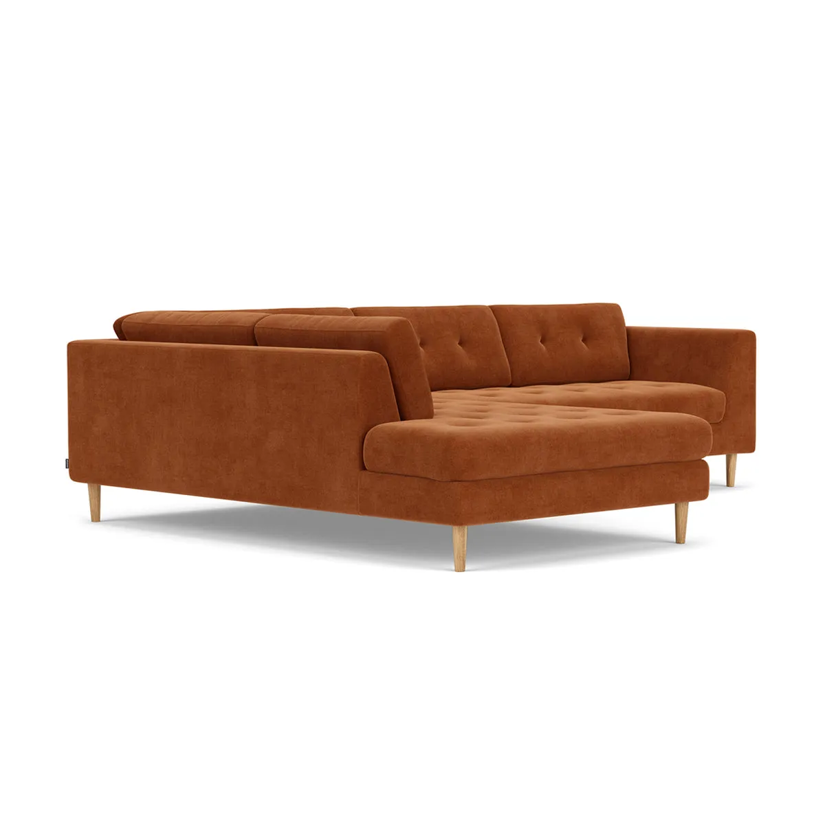 Nelson Fabric Left Corner Sofa