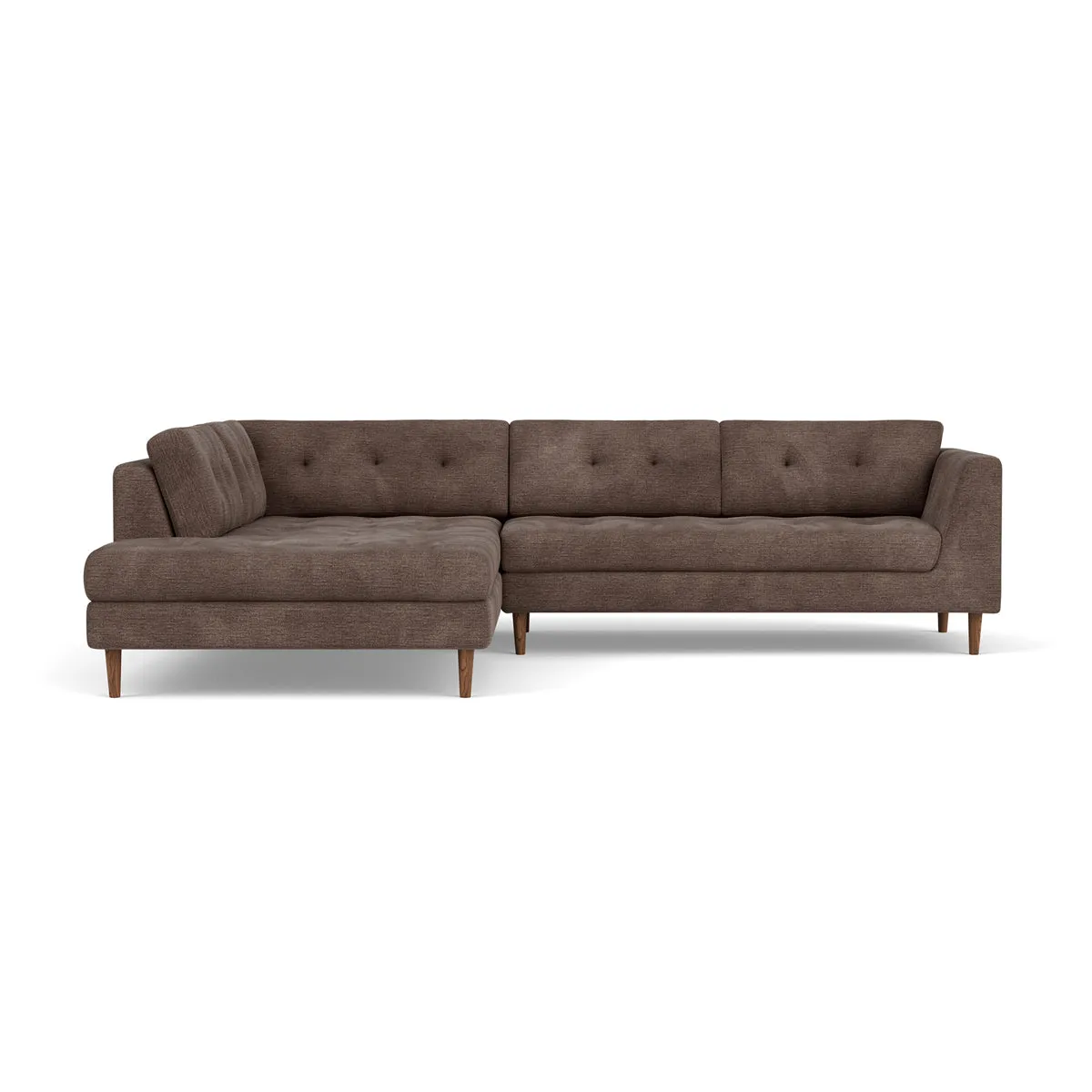 Nelson Fabric Left Corner Sofa