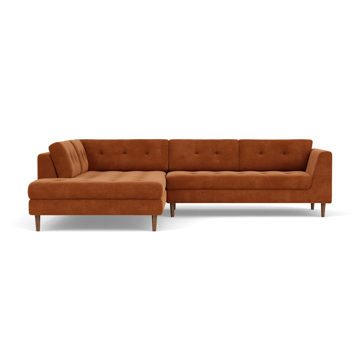 Nelson Fabric Left Corner Sofa