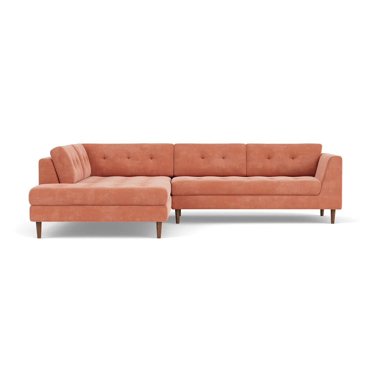 Nelson Fabric Left Corner Sofa