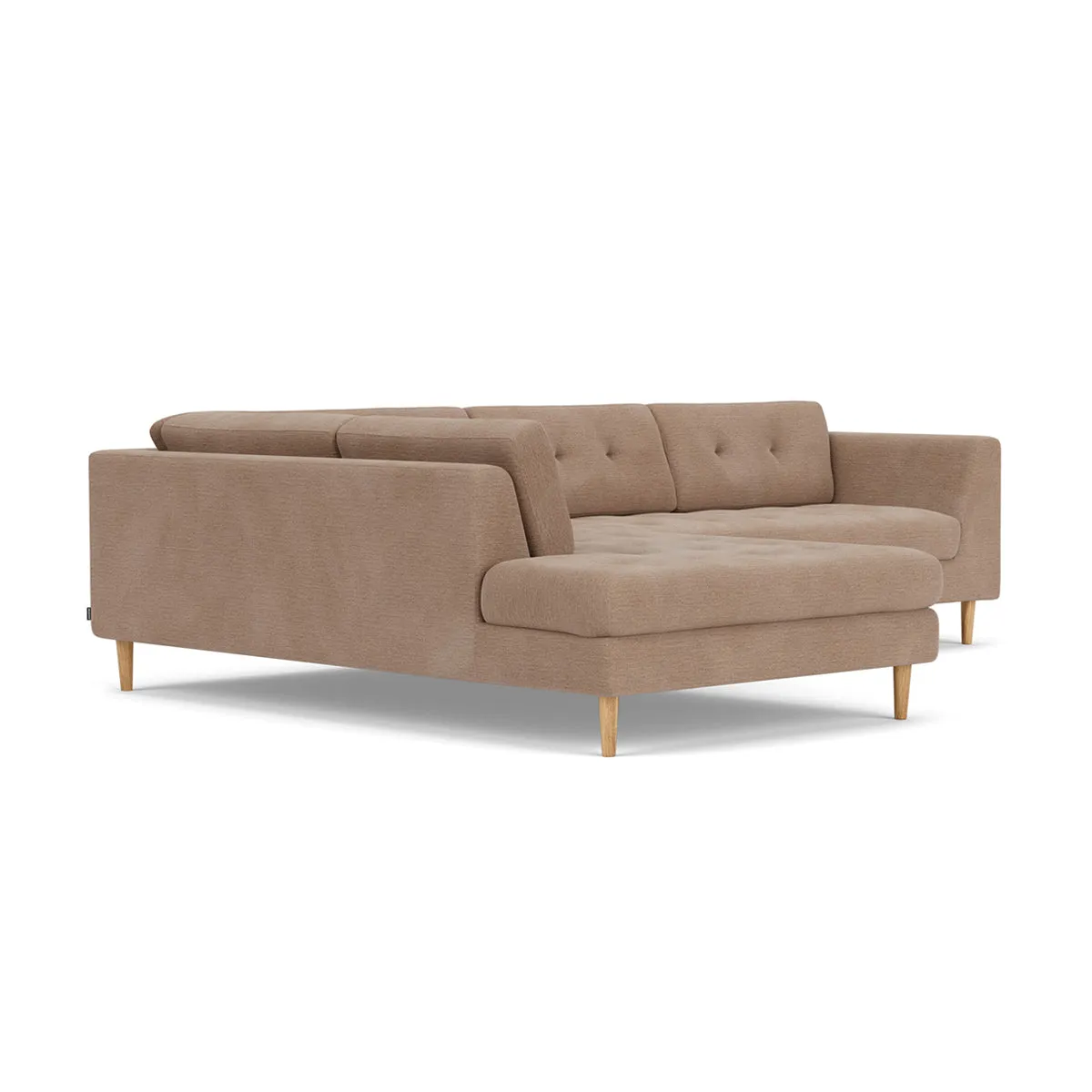 Nelson Fabric Left Corner Sofa