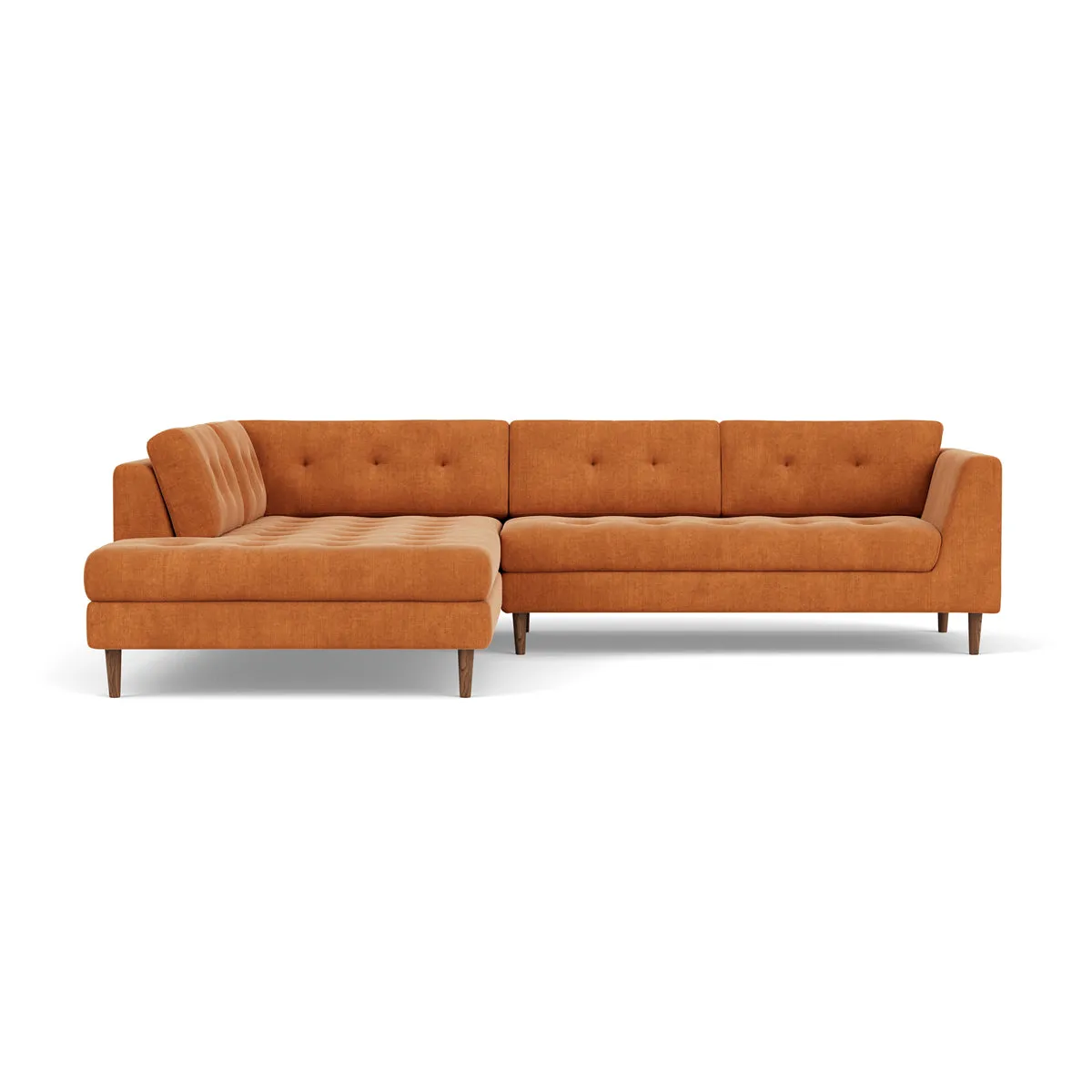 Nelson Fabric Left Corner Sofa