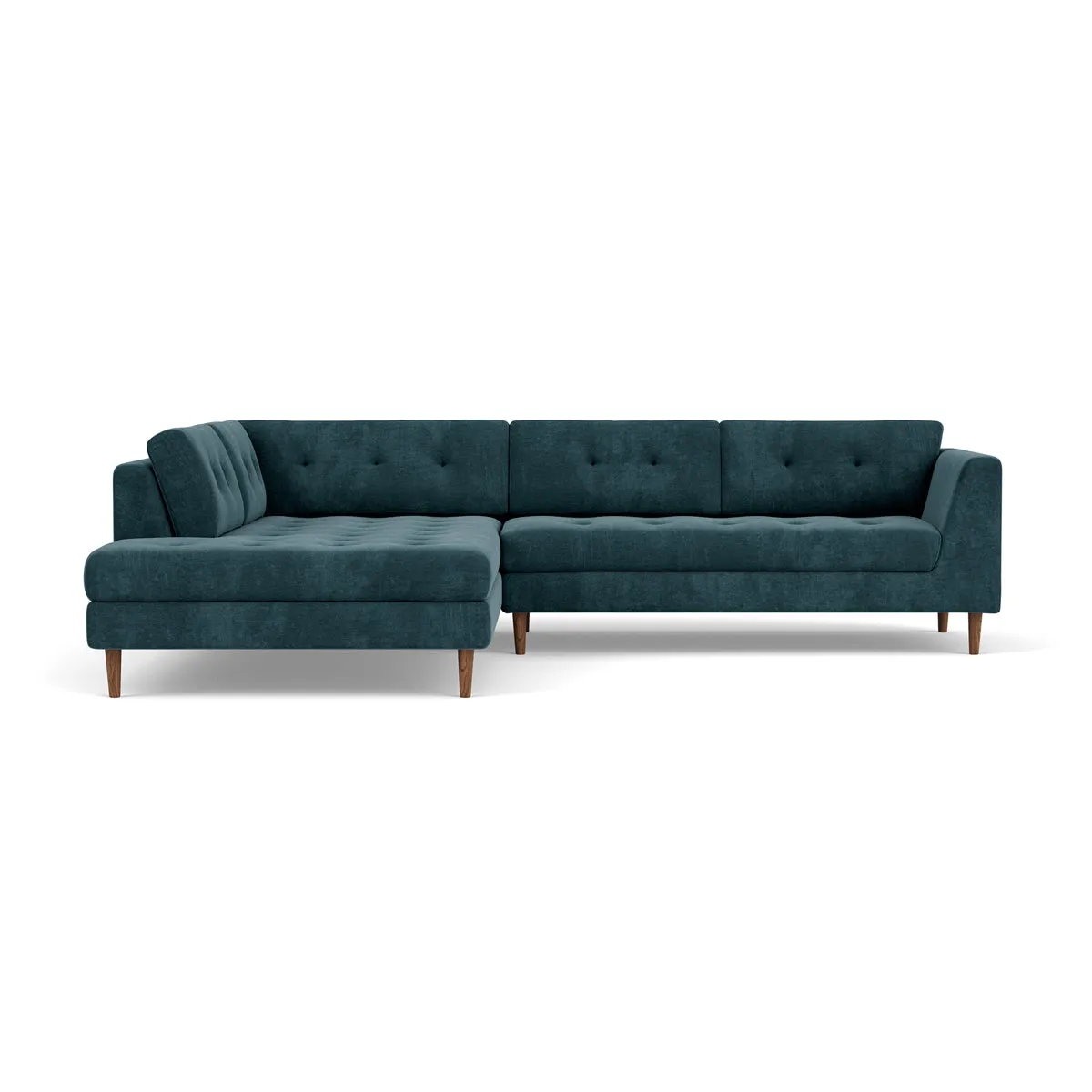 Nelson Fabric Left Corner Sofa
