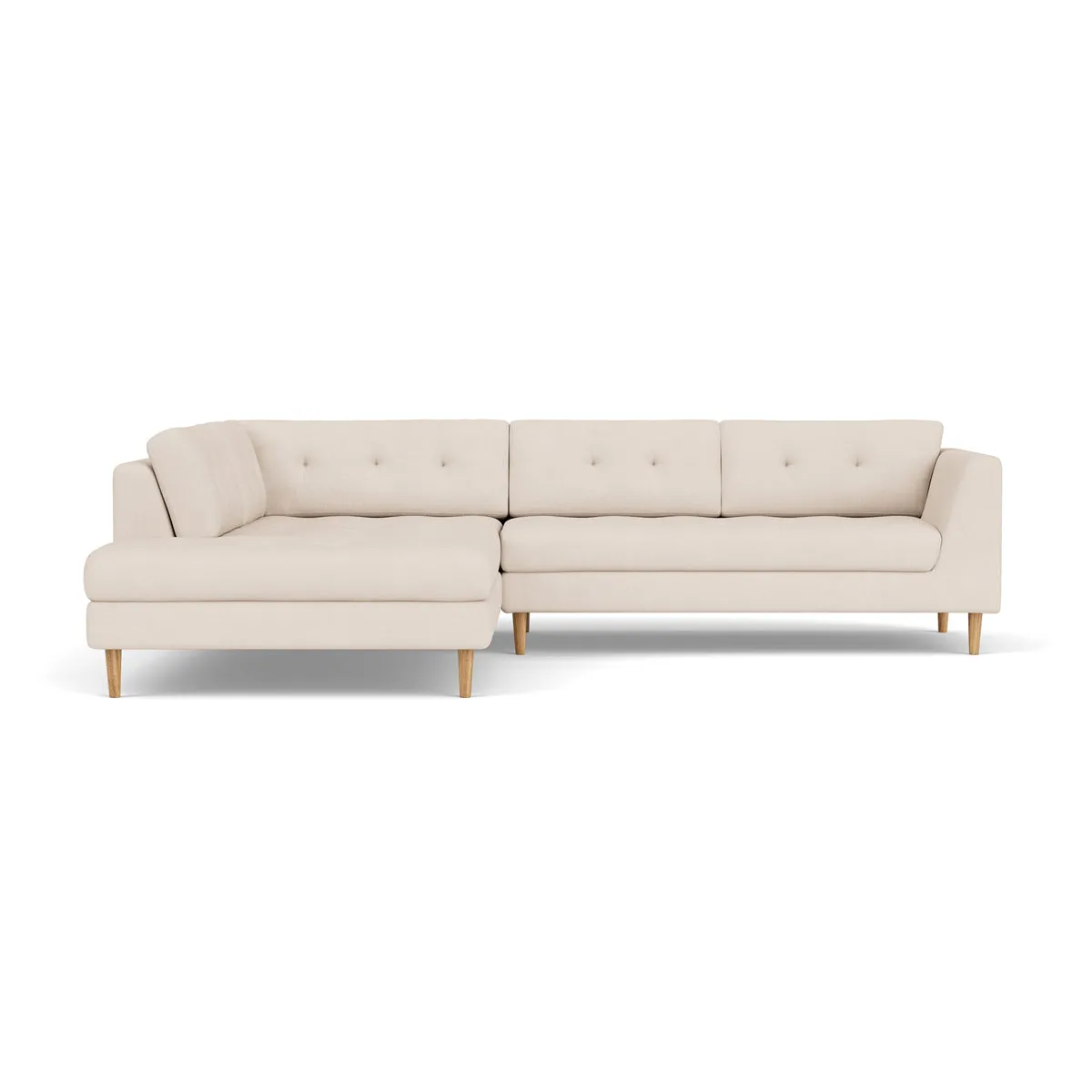 Nelson Fabric Left Corner Sofa