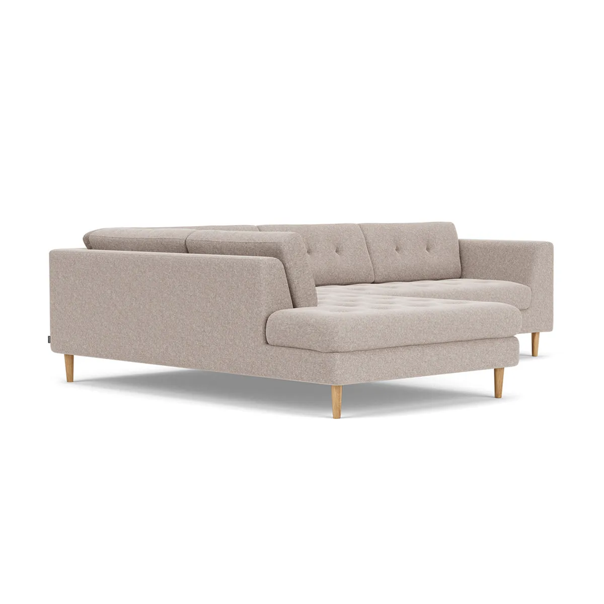 Nelson Fabric Left Corner Sofa