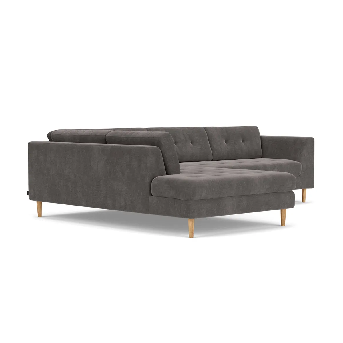 Nelson Fabric Left Corner Sofa