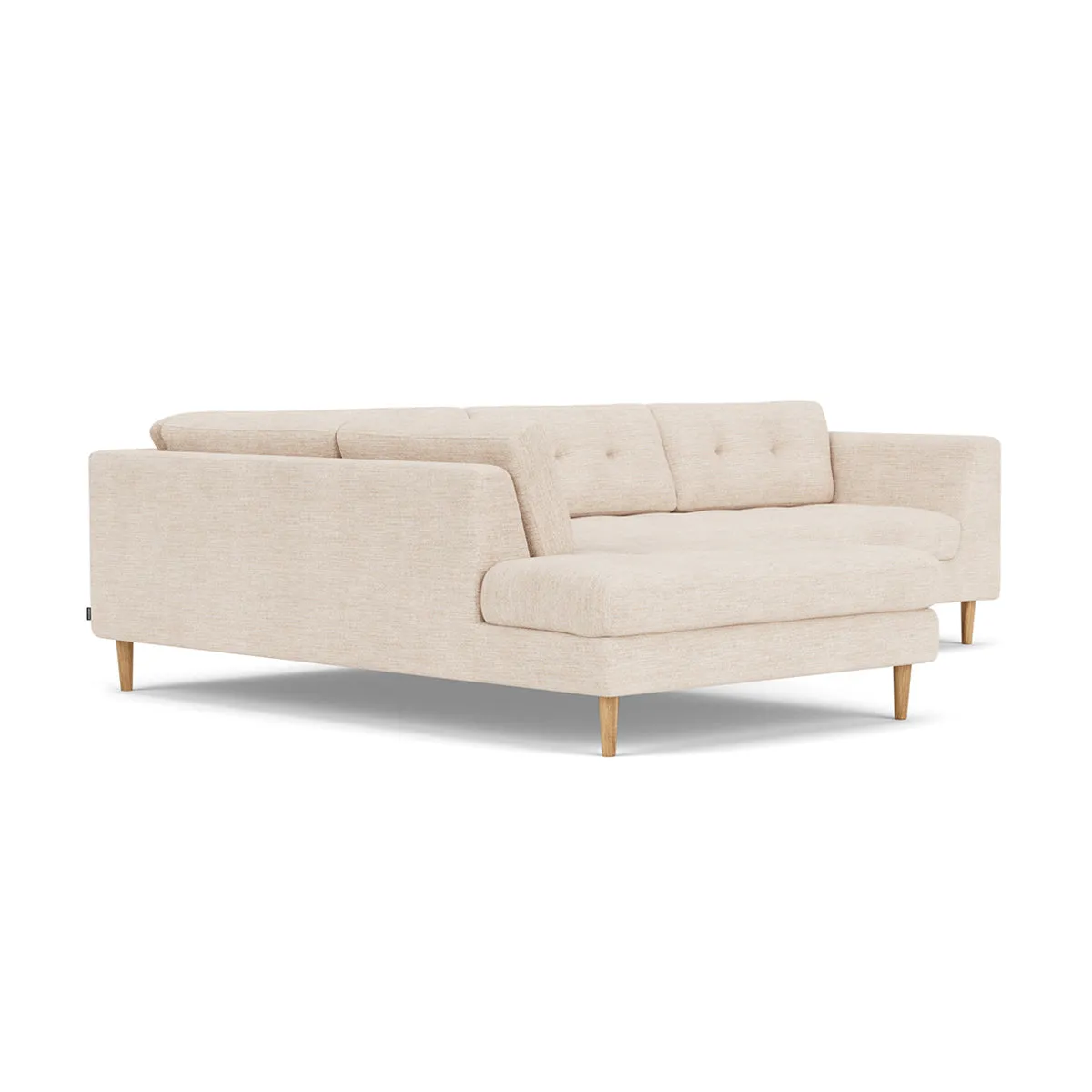 Nelson Fabric Left Corner Sofa